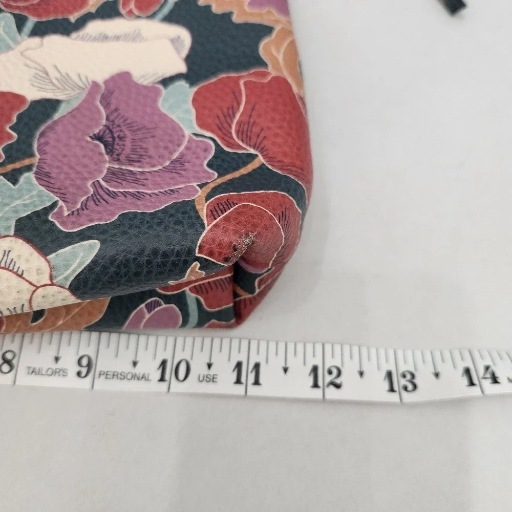 Steve Madden Clutch Bag Womens Size Standard Multicolor Floral Print Zipper - Picture 6 of 9